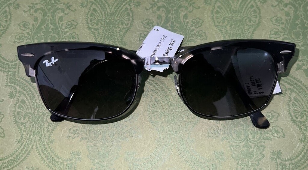 Ray Ban RB3916 1336/71 clubmaster sunglasses