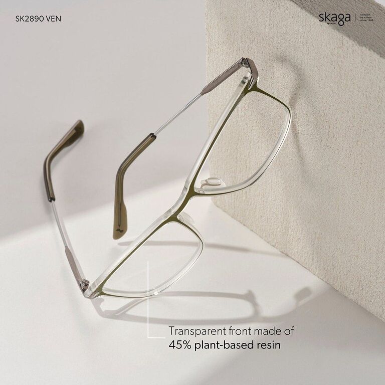 SKAGA SK2890 VEN Khaki titanium temple eyeglasses