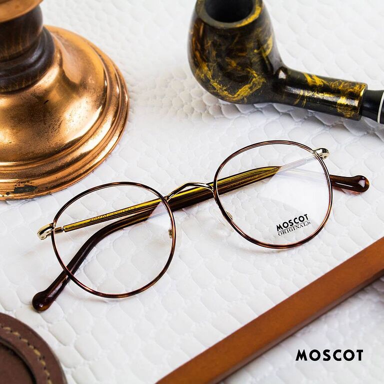 Moscot ZEV tortoise gold eyeglasses