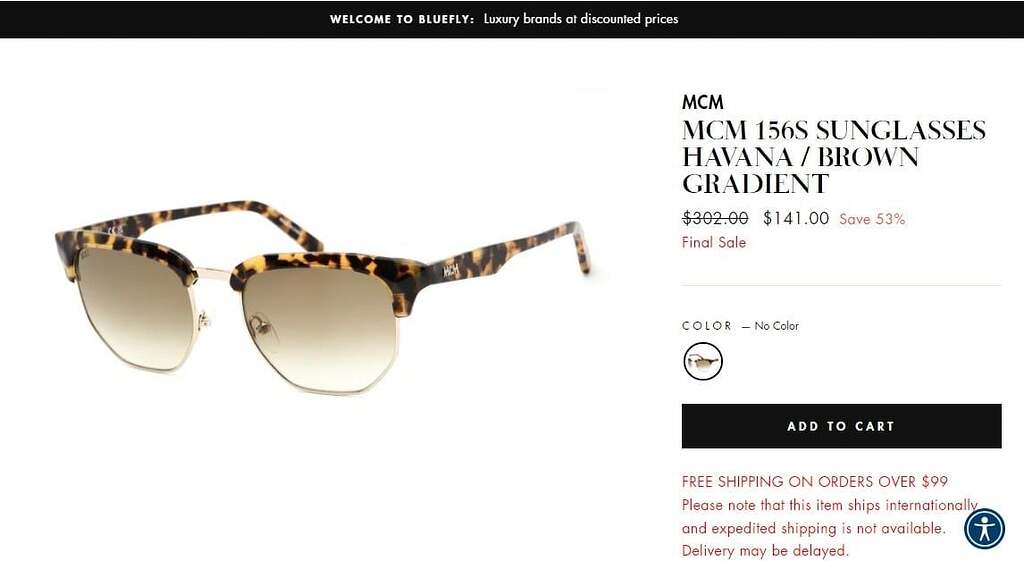 MCM 156S sunglasses