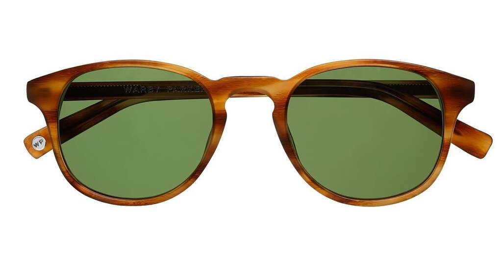 Warby Parker Downing English Oak sunglasses