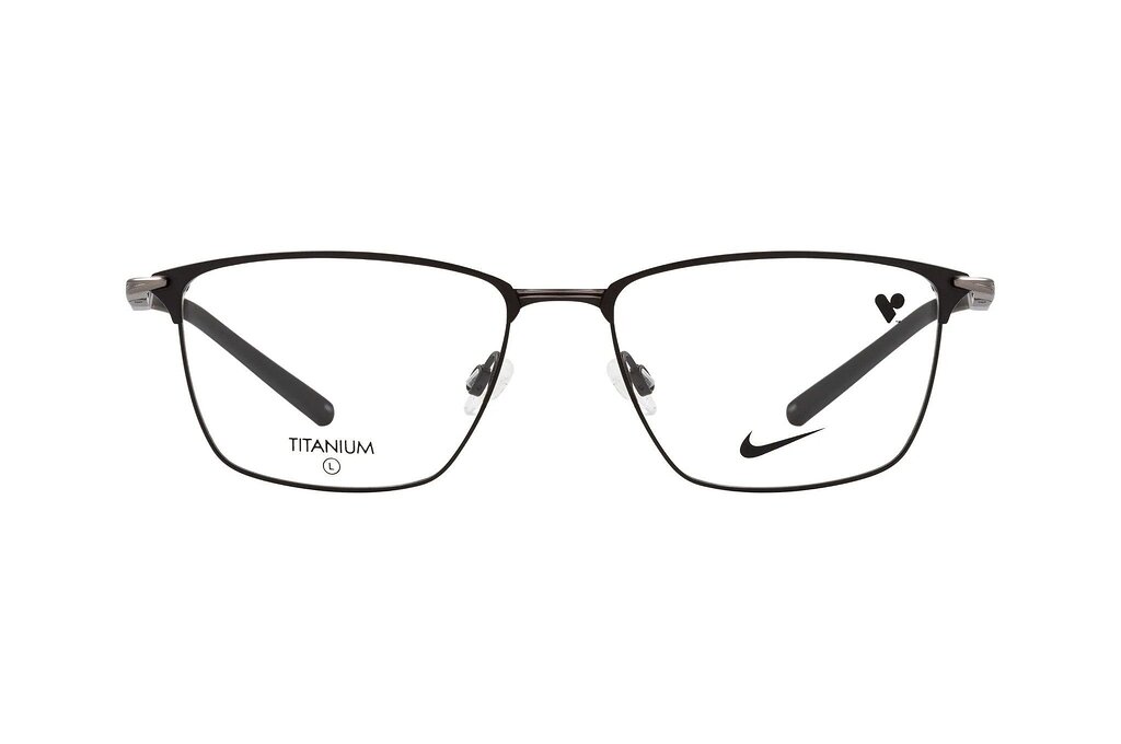 Nike 6066 001 titanium eyeglasses
