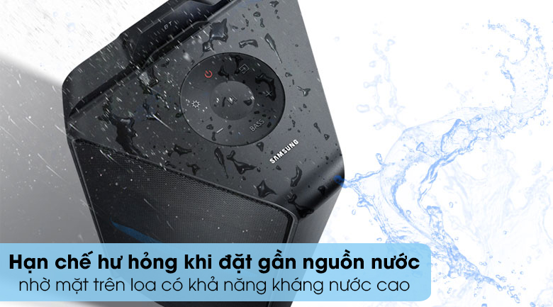 Loa Tháp Samsung MX-T70/XV - Kháng nước tối ưu hạn chế tối đa hư hỏng