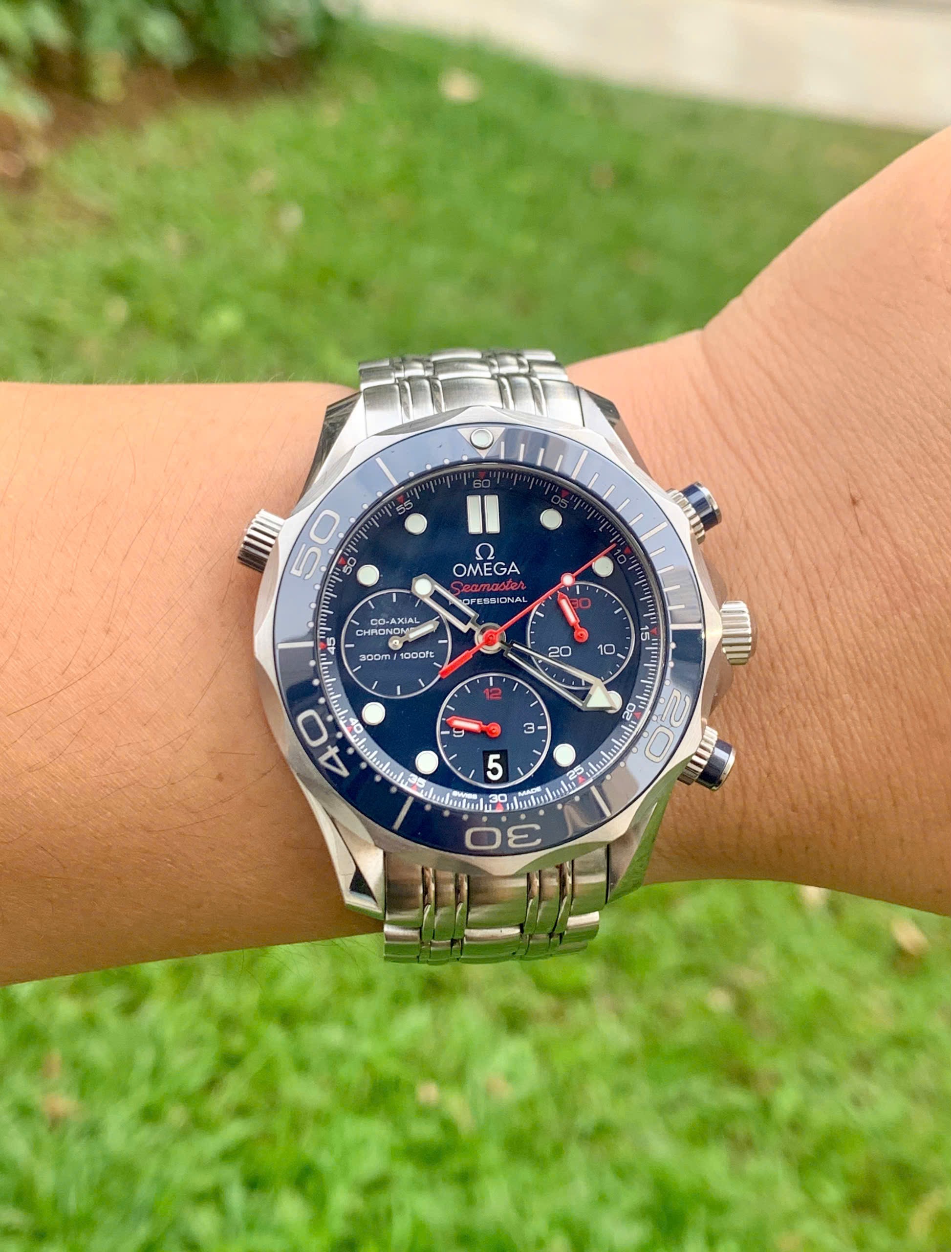 Omega Seamaster Diver M Chronograph Chronometer Co Axial Ng